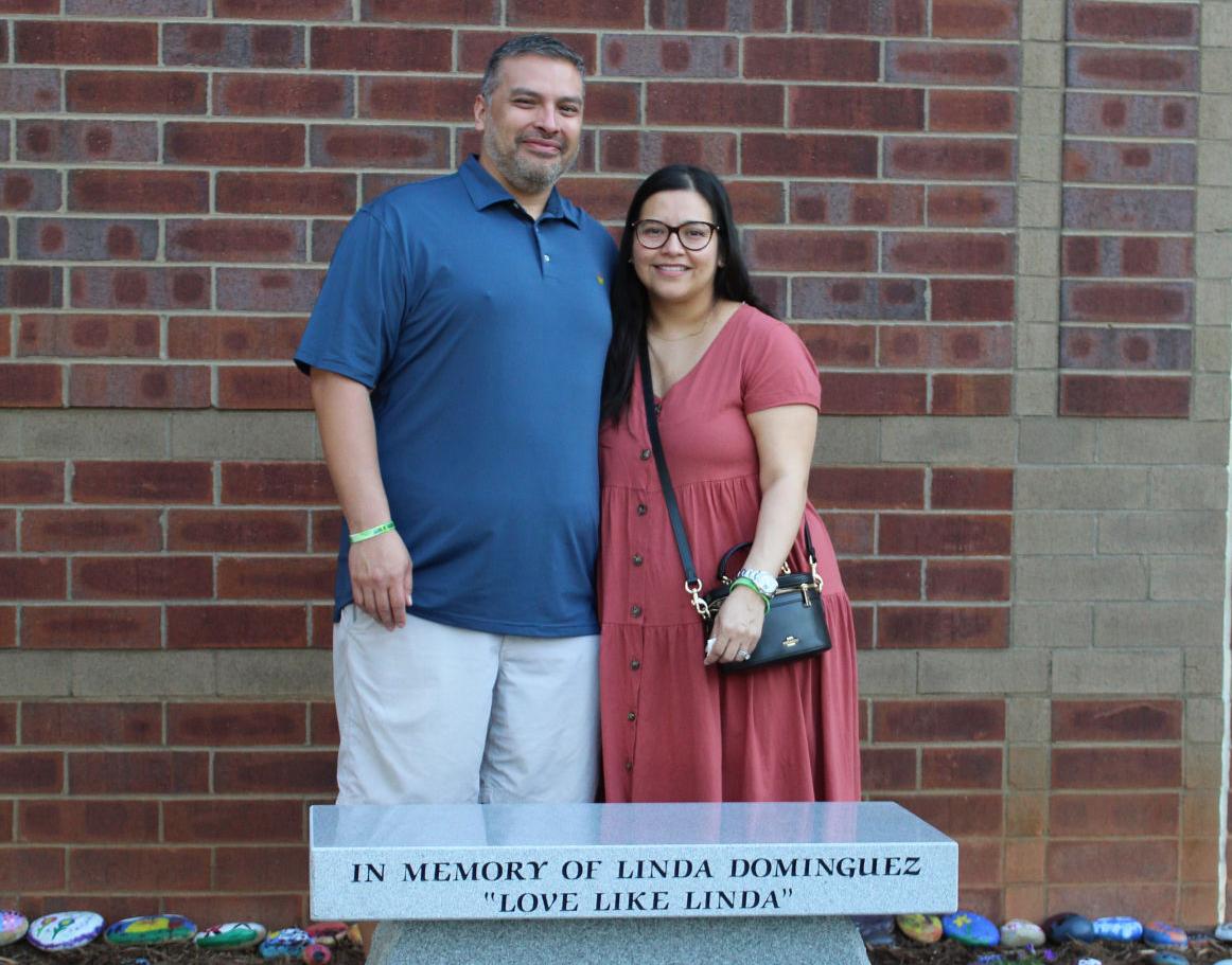 Hull-Sanford dedicates rock garden to Linda Dominguez